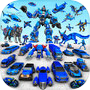 Icon of Police Tiger Robot Car Game 3d