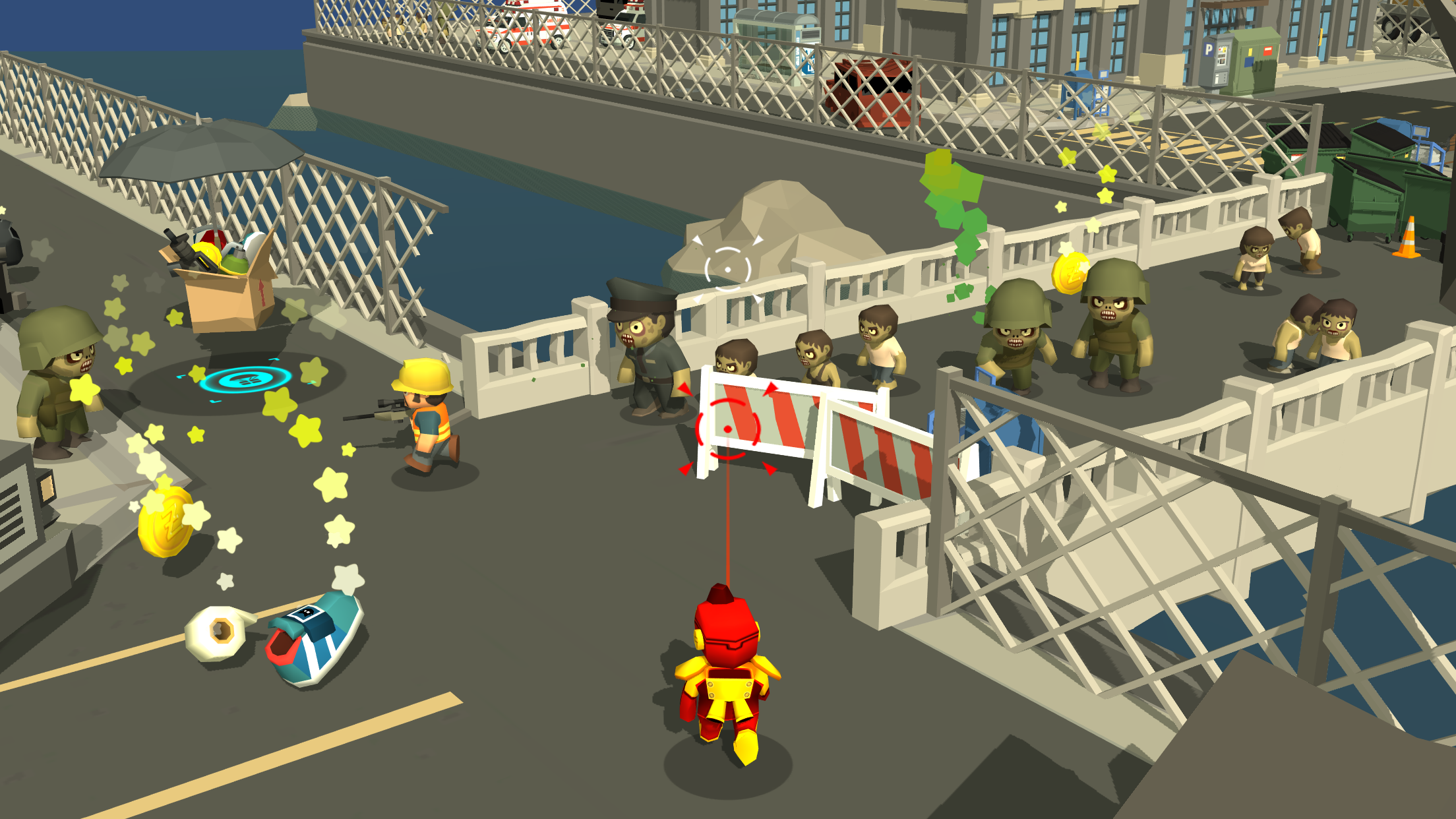 Captura de Tela do Jogo 尸城吃鸡 (Zombie Ground)