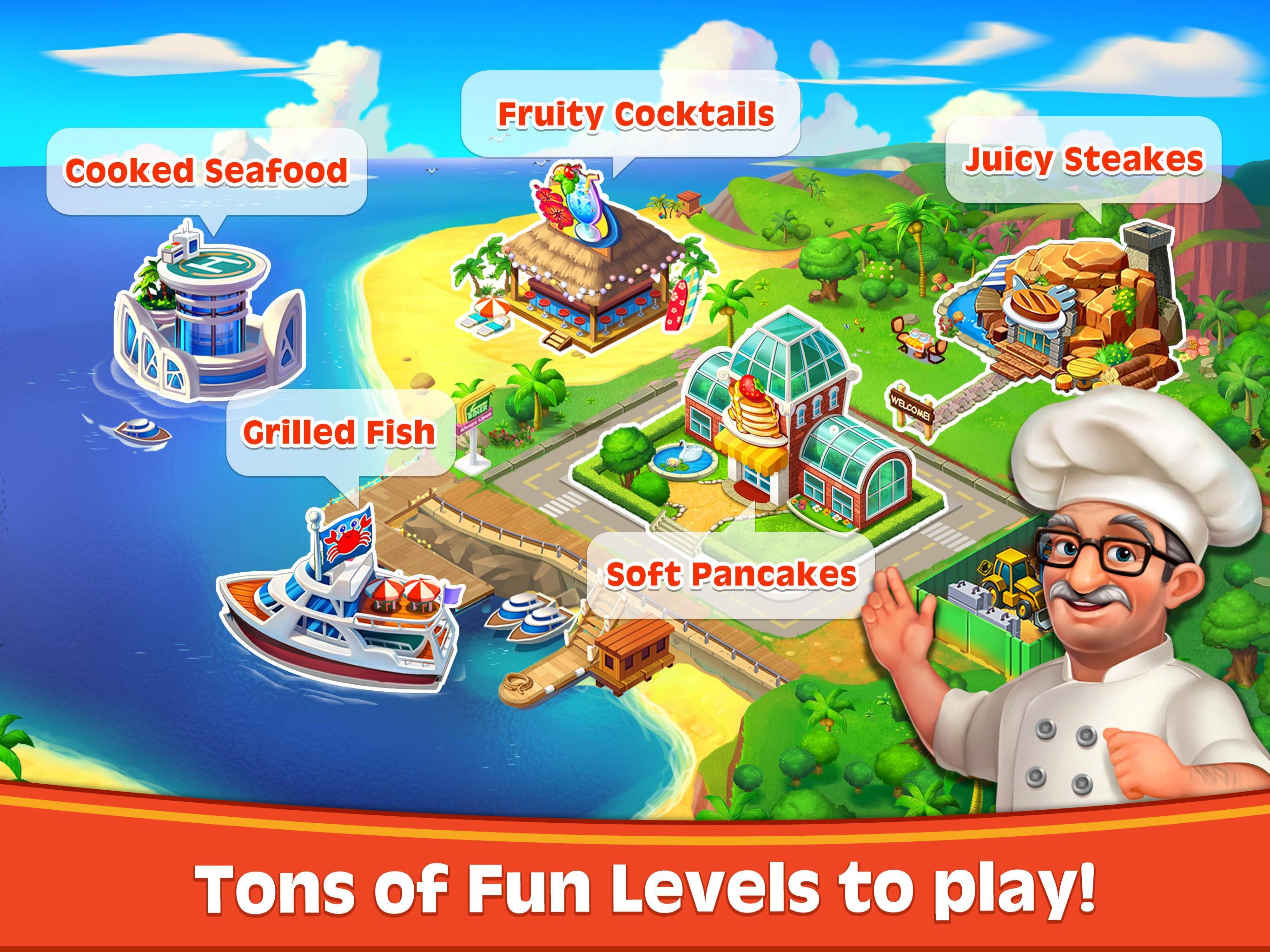 Cooking Rush - Chef's Fever Games 遊戲截圖