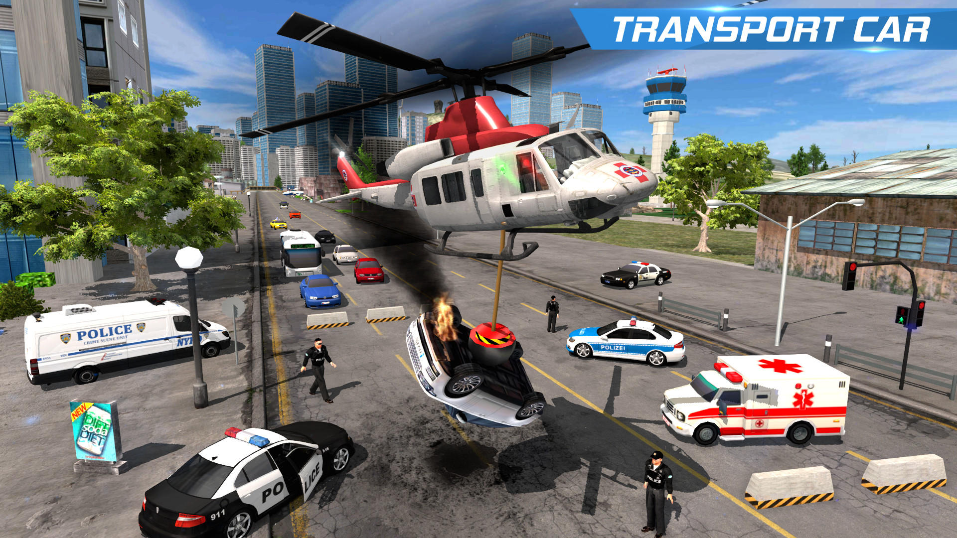 Helicopter Flight Pilot Game Screenshot