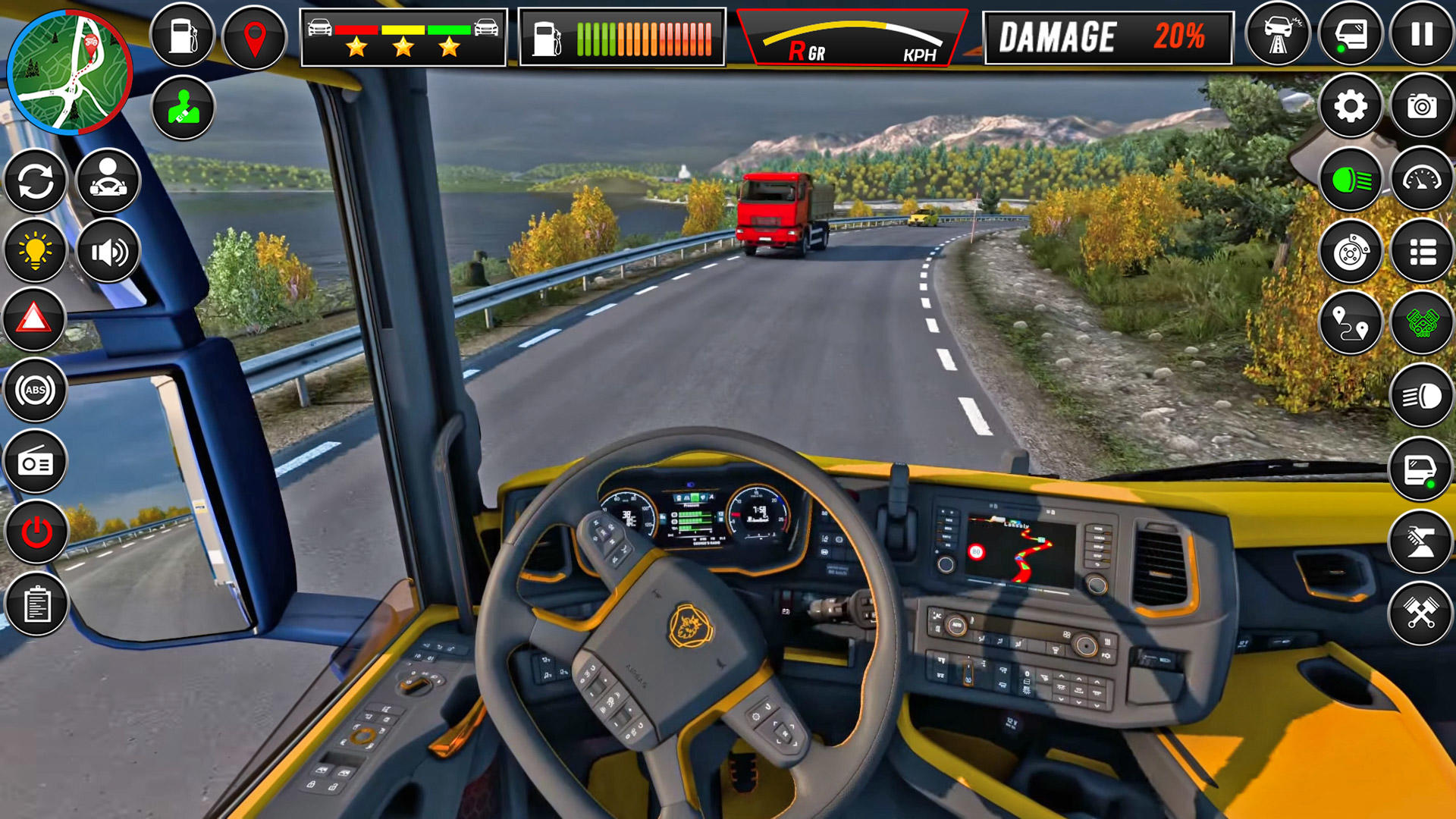 Captura de Tela do Jogo Jogo de transporte de camiões