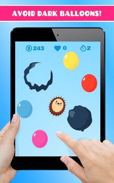 Hedgy Pop. Hedgehog balloons Game Screenshot