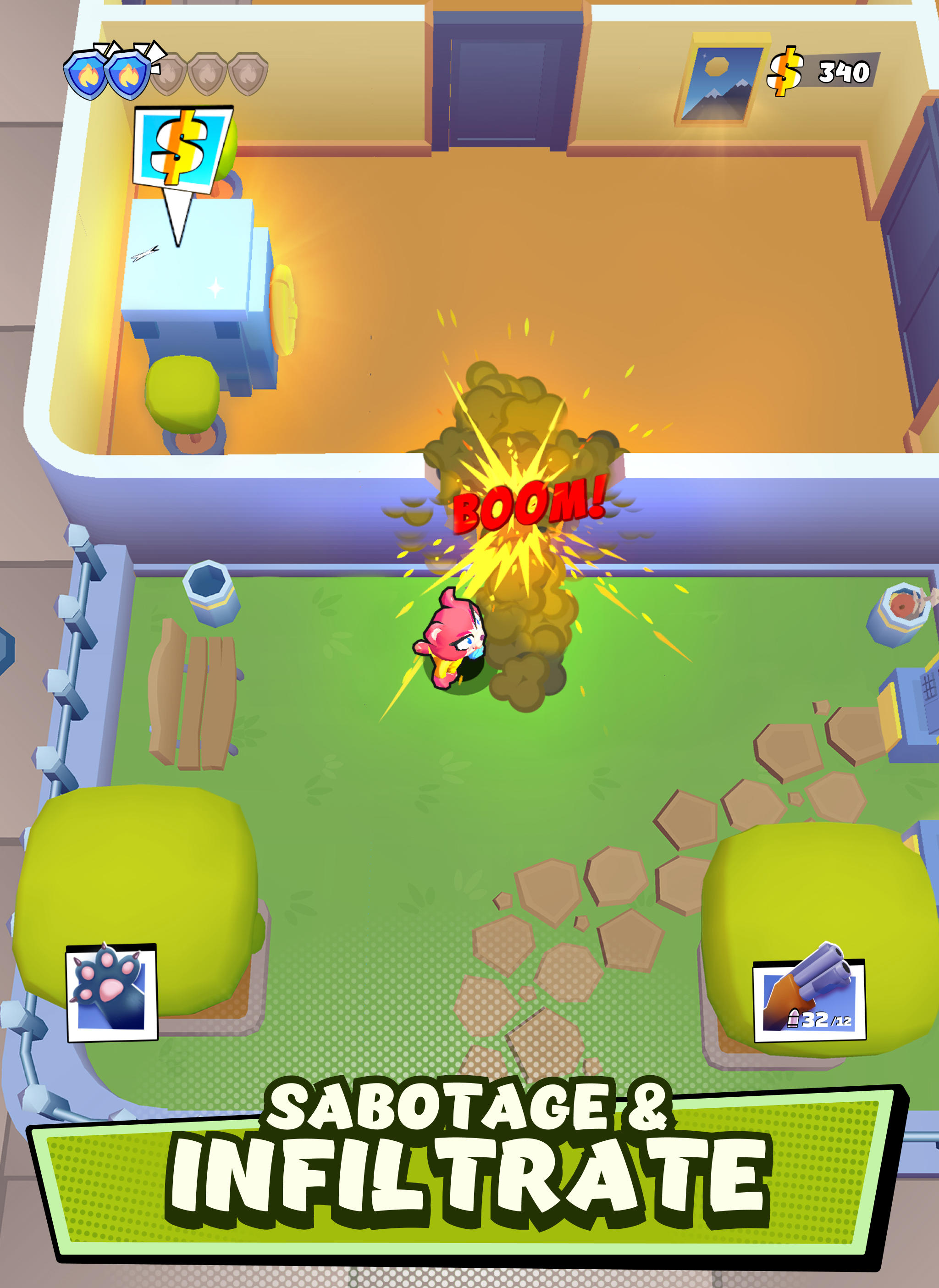 Bank Busters screenshot game