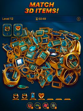 Dazzly Match 3D: Gem Matching 遊戲截圖