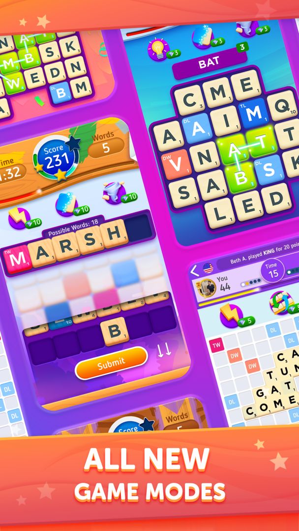 Scrabble® GO - New Word Game遊戲截圖