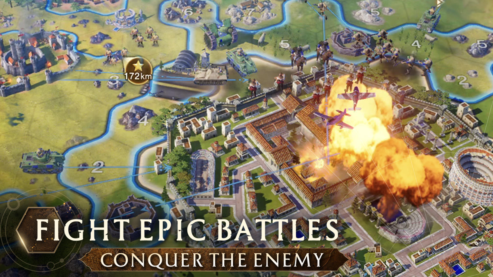 Civilization: Eras & Allies 2K Game Screenshot