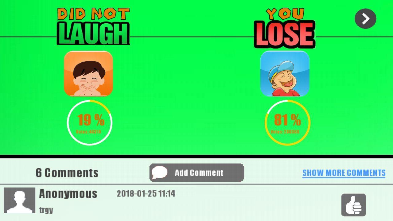 You Laugh You Lose screenshot game