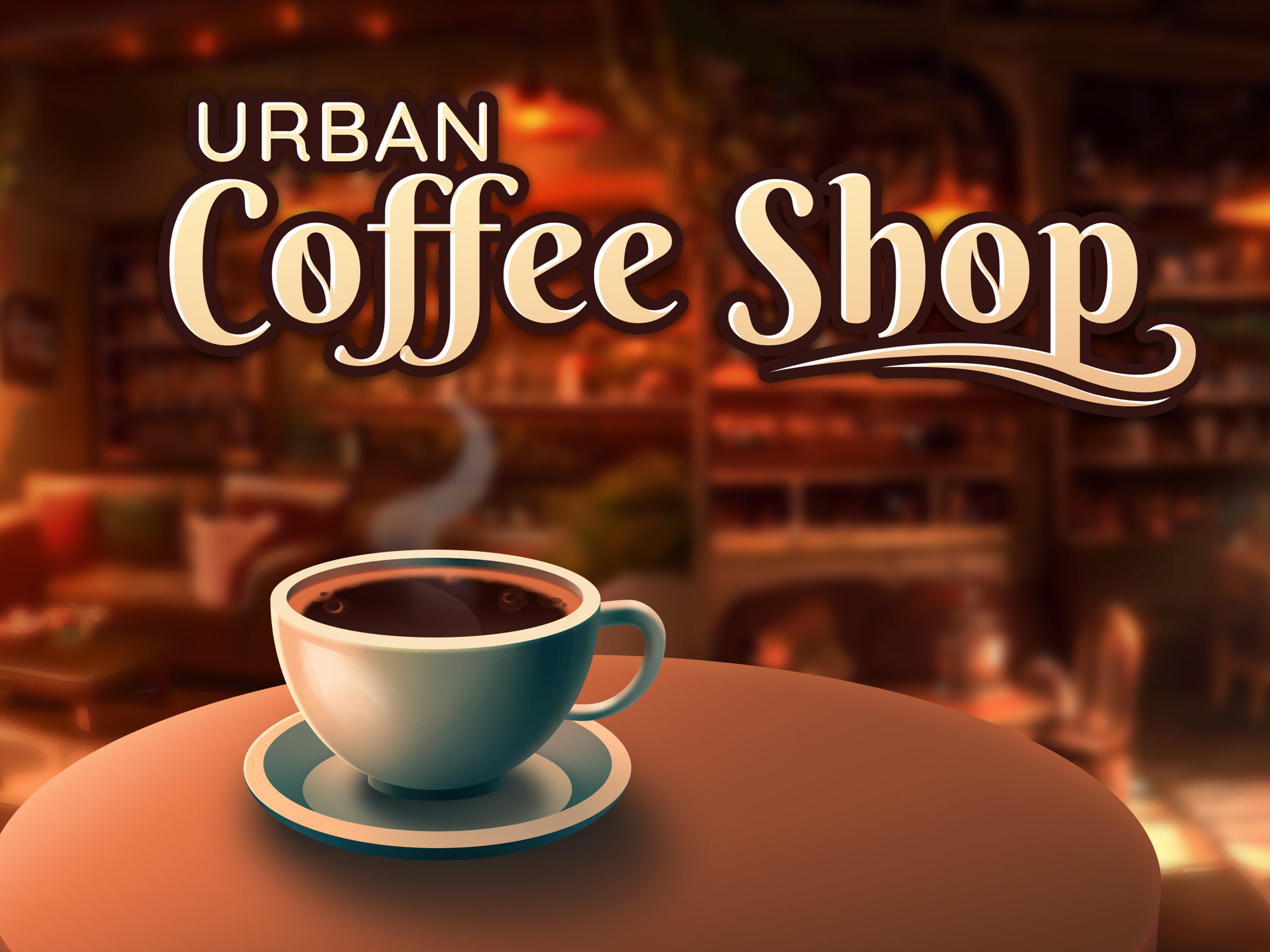 Urban Coffee Shop Game Screenshot