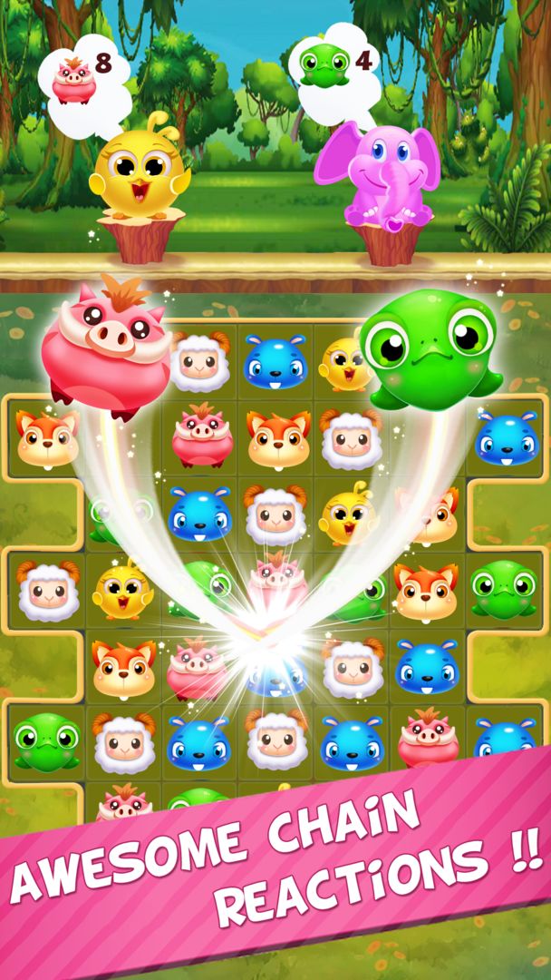 Forest Splash : Match 3 Puzzle screenshot game