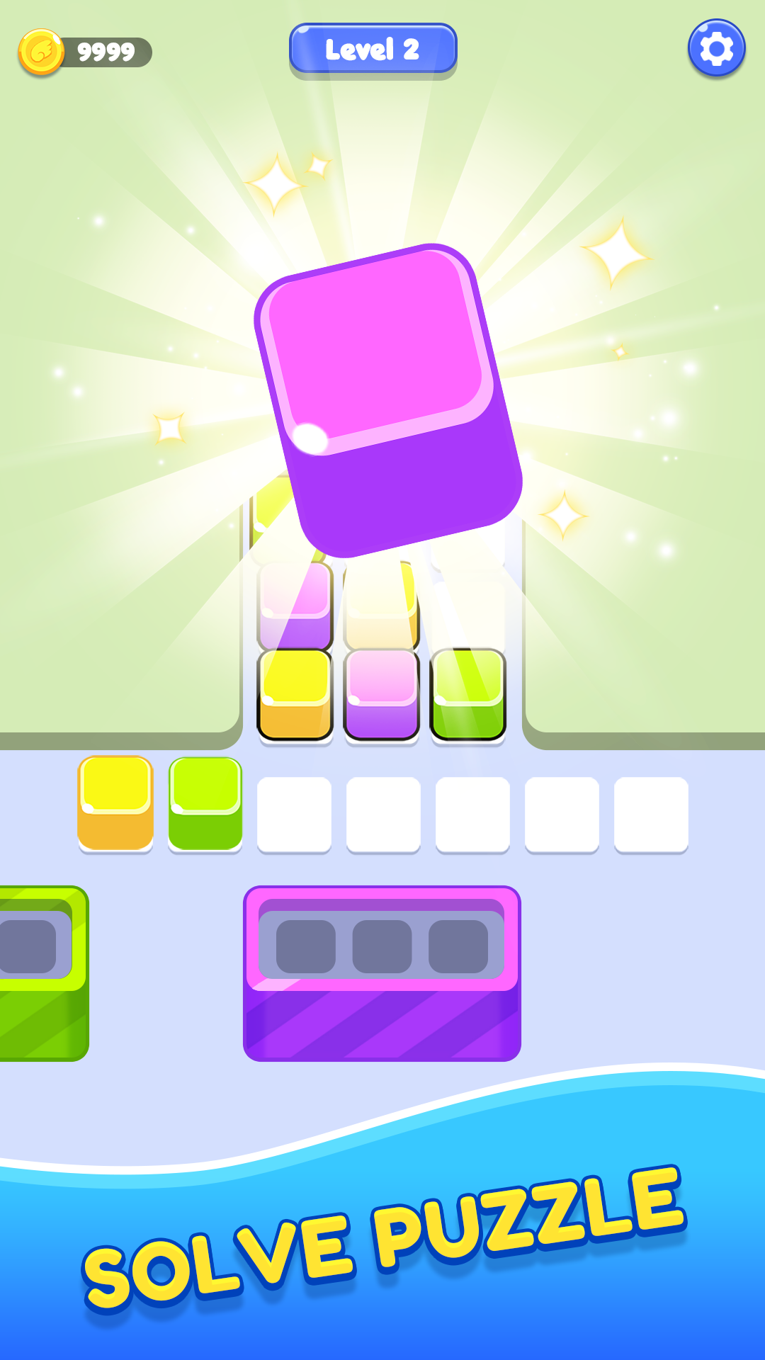 Captura de Tela do Jogo Jelly Rush - Match Block Game