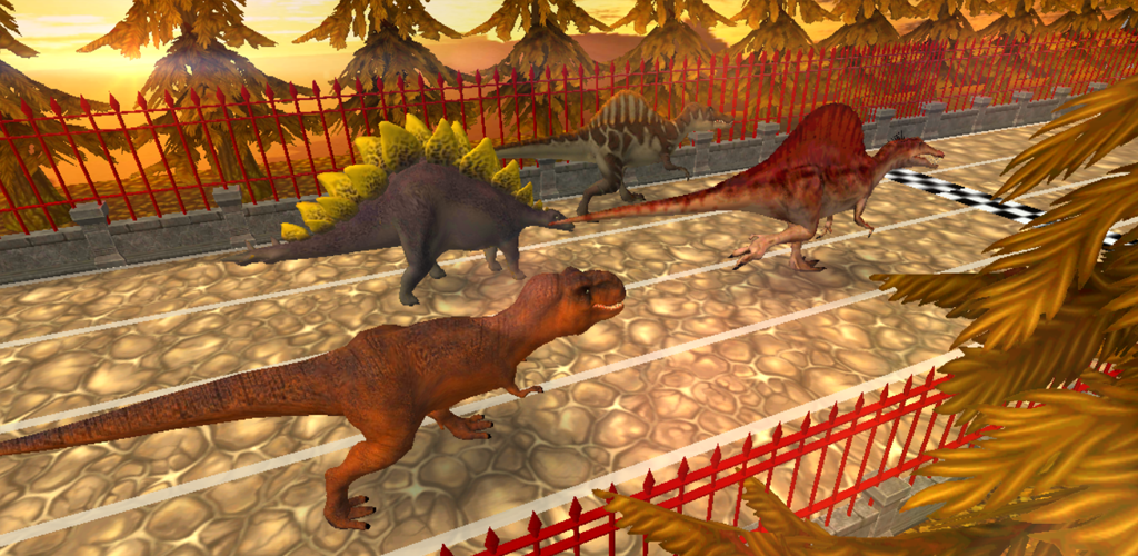 Banner of Dino Pet Racing Game : Spinosaurus Run !! 1.0.2