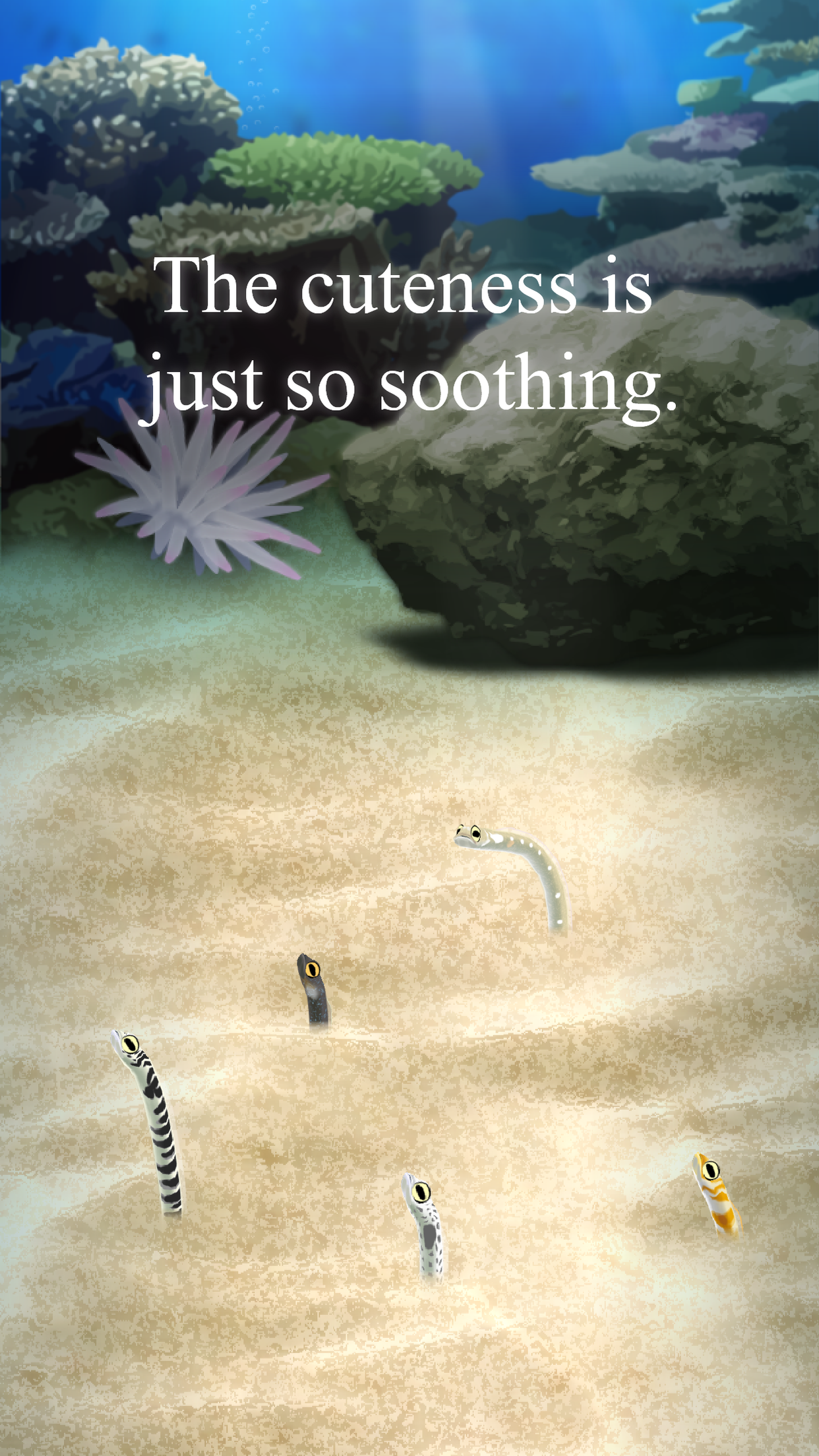 Cuplikan Layar Game Garden Eel Pet