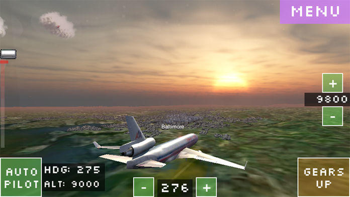 Flight World Simulator Game Screenshot