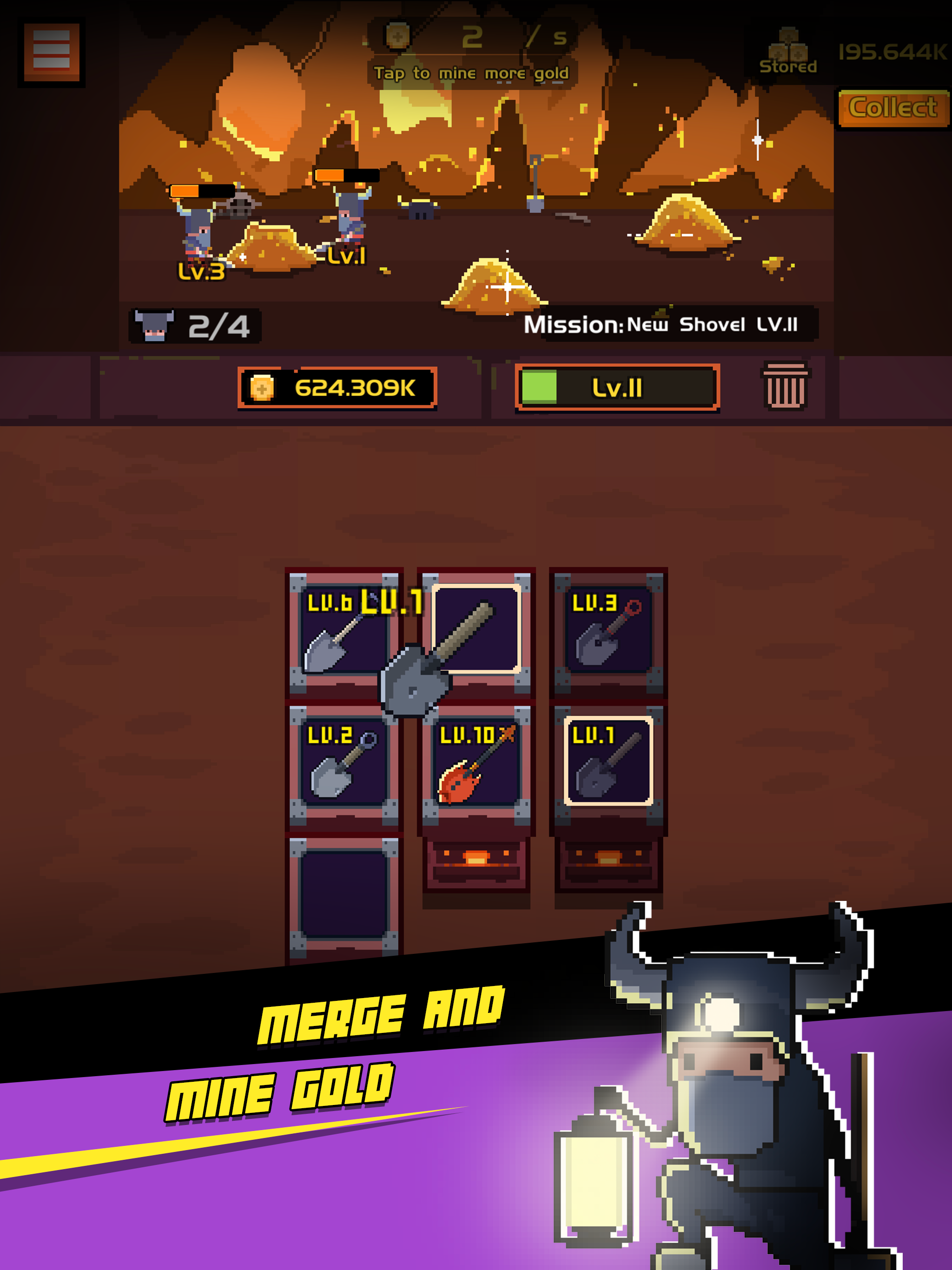 Miner Merge Game Screenshot