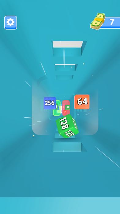 2048 Fall Game Screenshot