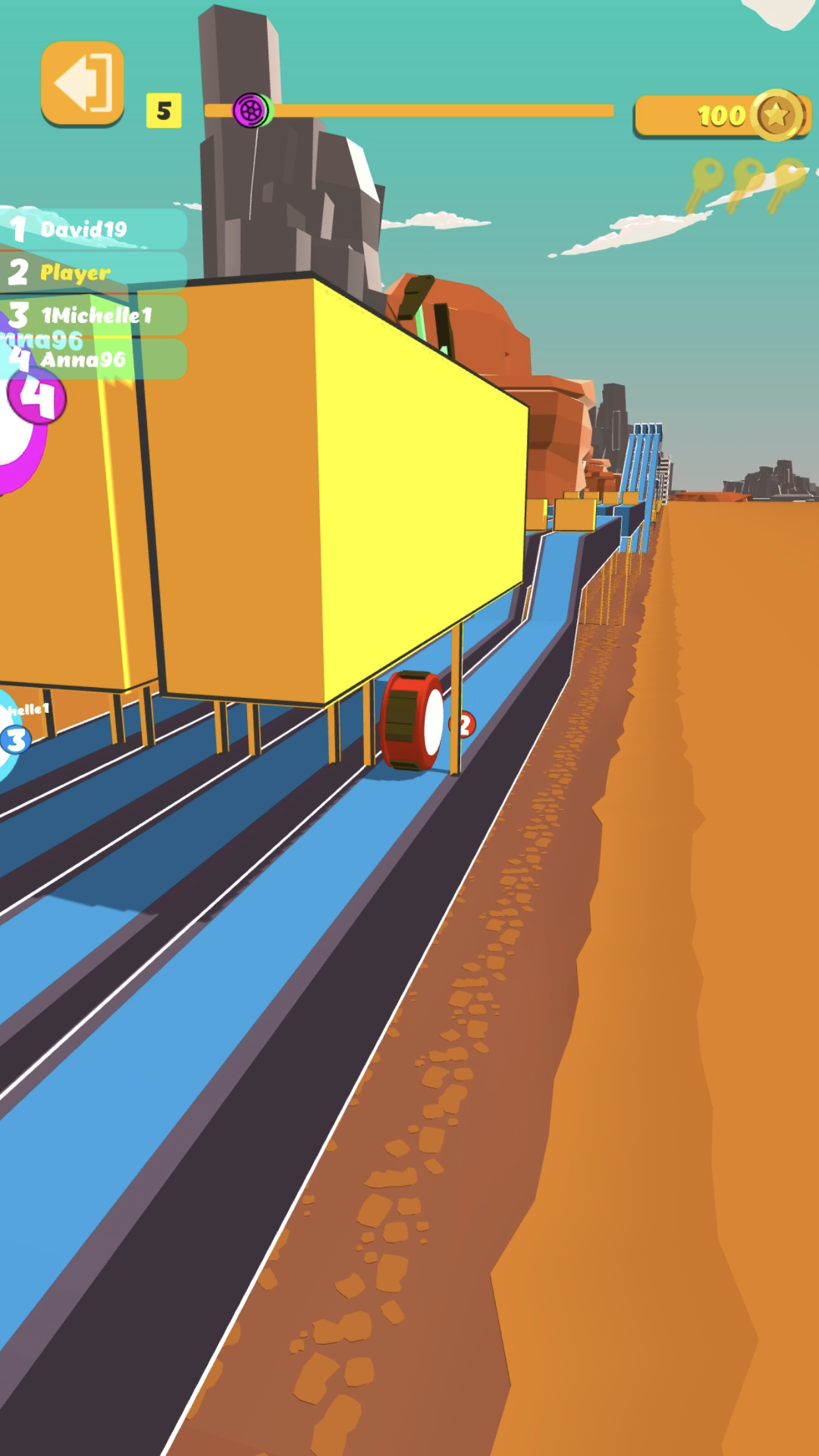 Racing Wheels Game Screenshot