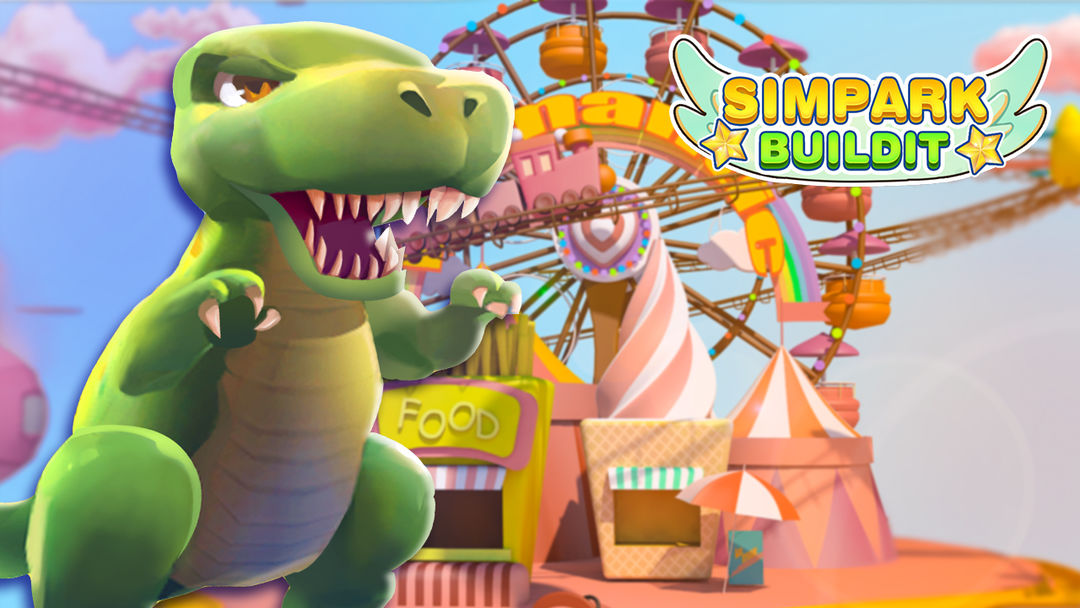 模擬遊樂場 - 恐龍主題公園遊戲截圖