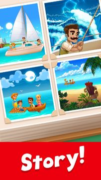 Cuplikan Layar Game Tropic Trouble Match 3 Builder