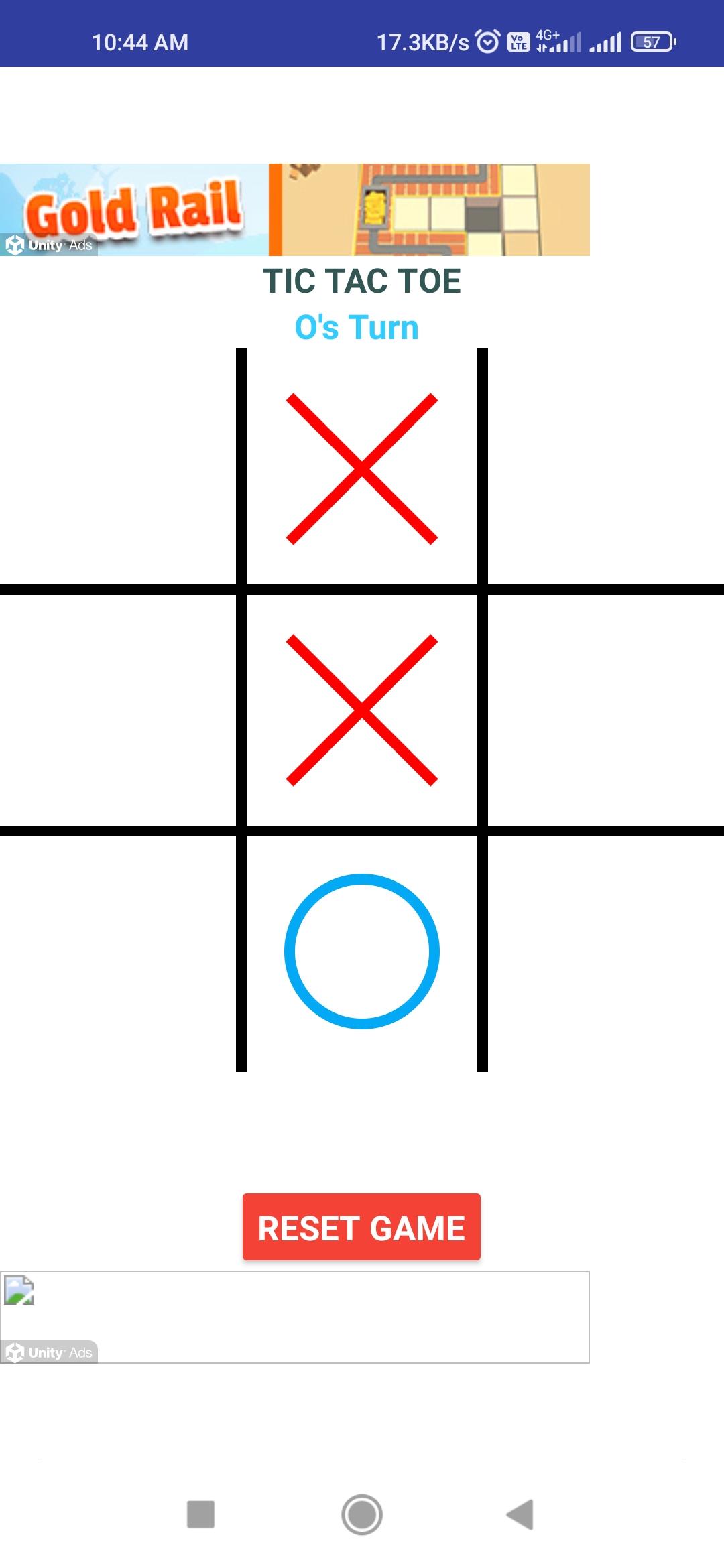 Tic Tac Toe Game Screenshot