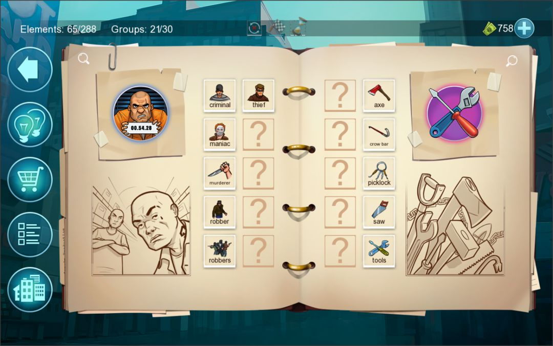 Doodle Mafia Alchemy 게임 스크린 샷