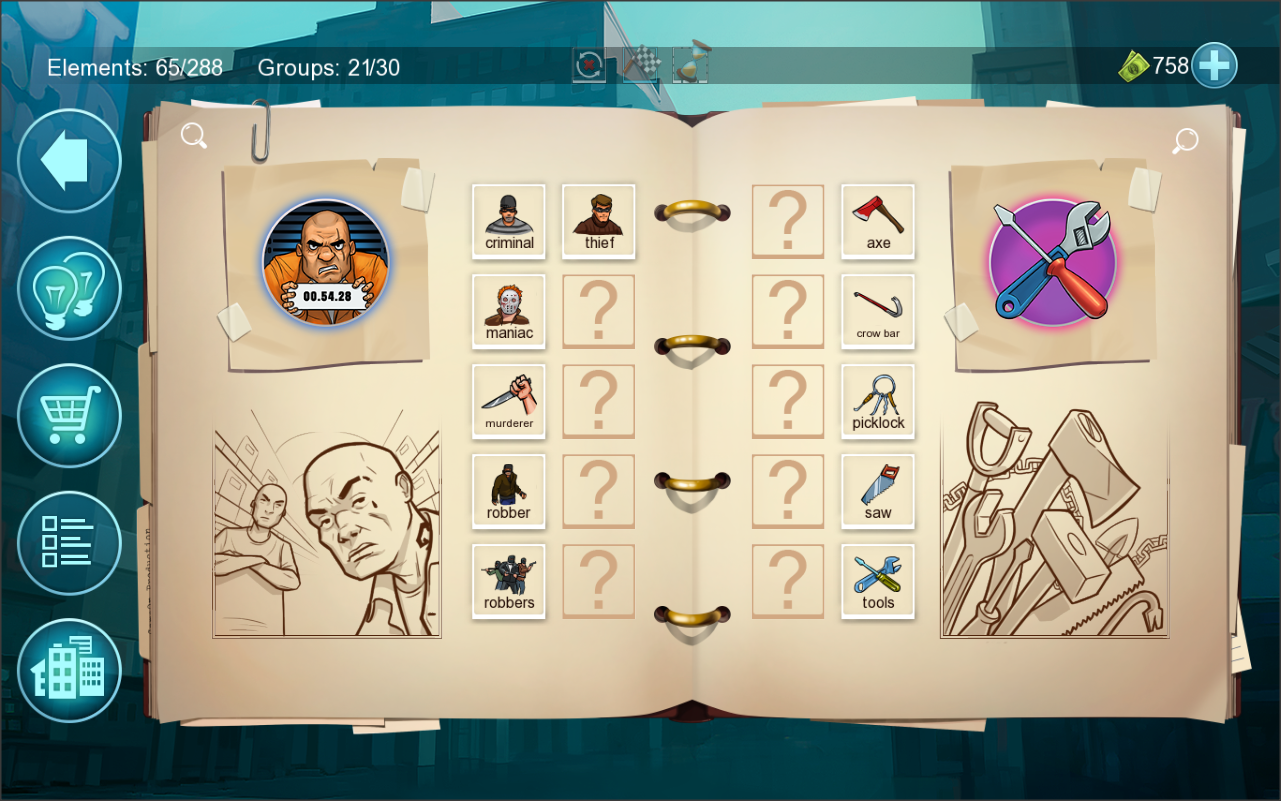 Doodle Mafia Alchemy Game Screenshot