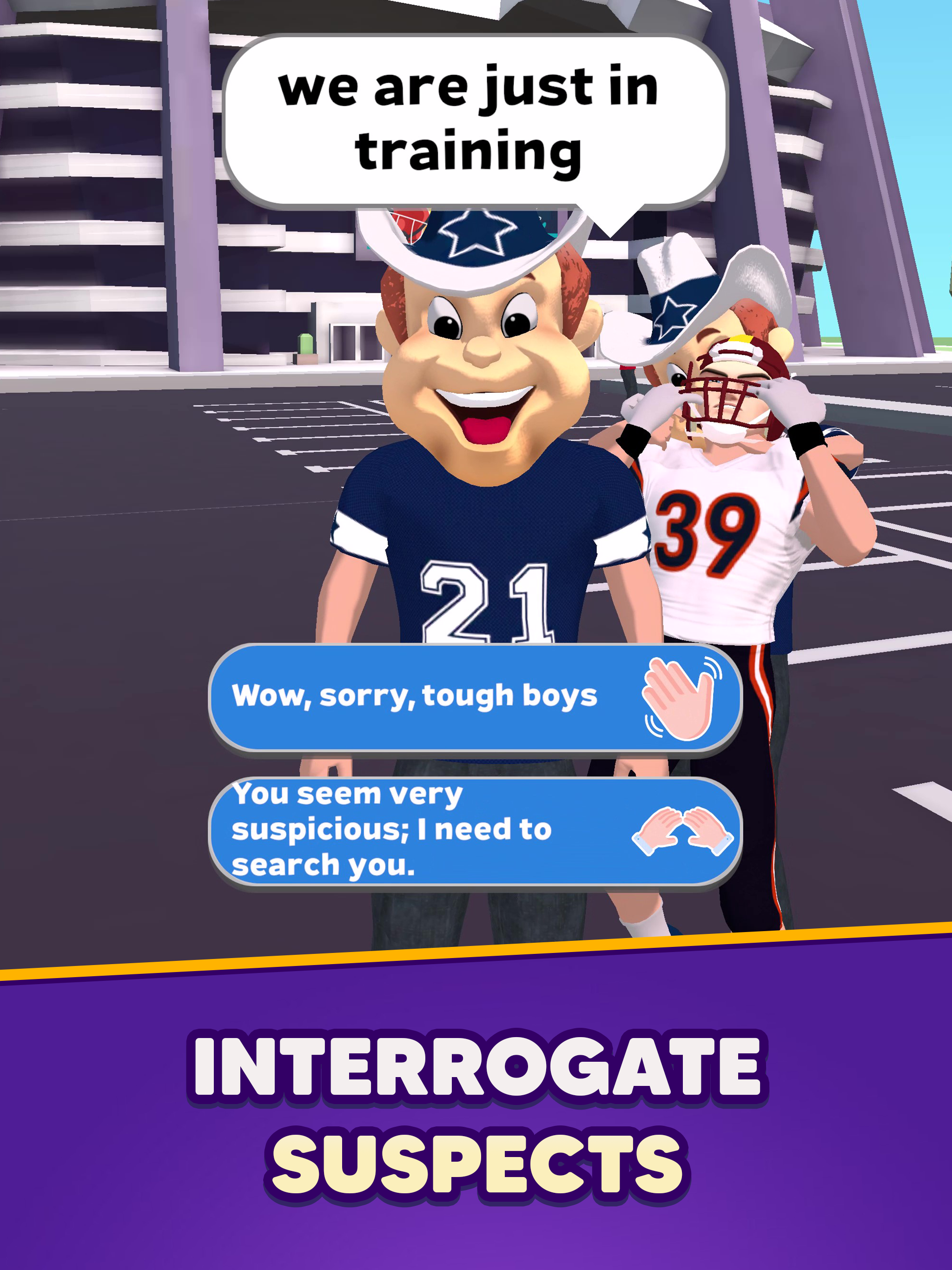 Football Giant - Police Chief Game Screenshot