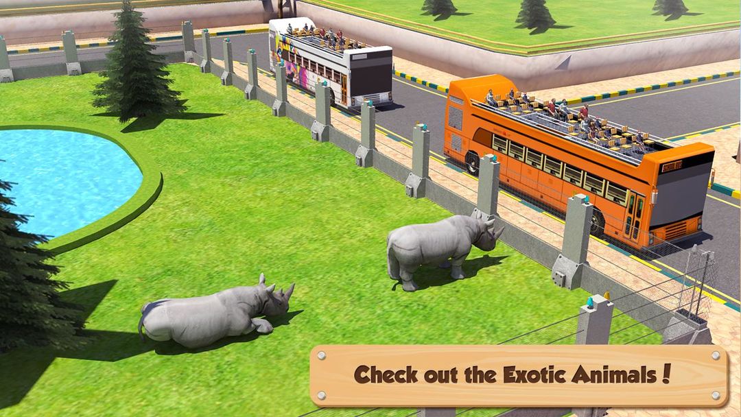 School Bus: Zoo Driving遊戲截圖