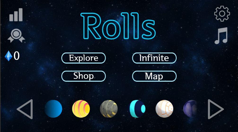 Rolls : Space Run 3D screenshot game
