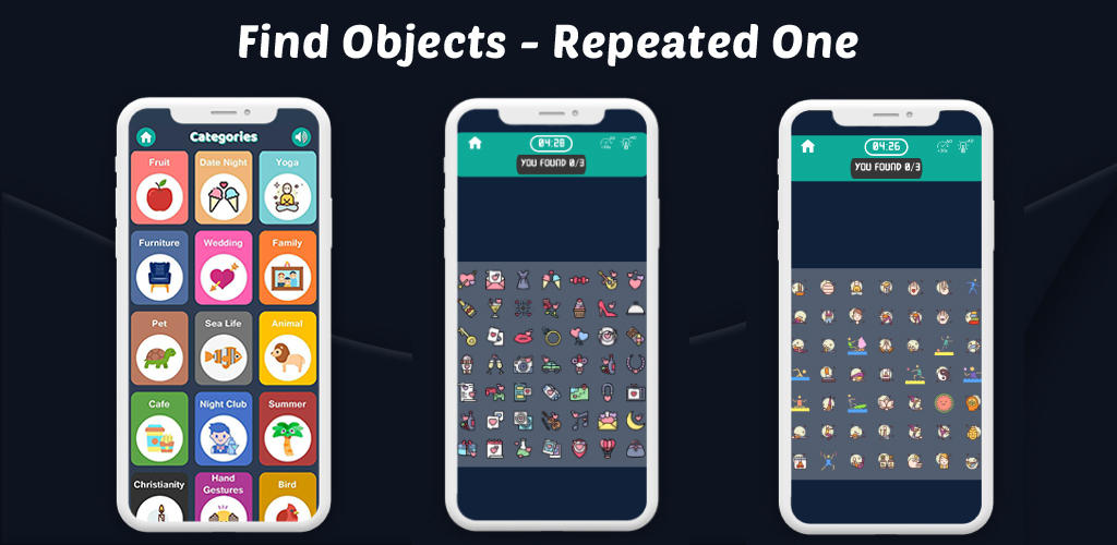 Screenshot dari video Find Objects - Repeated One