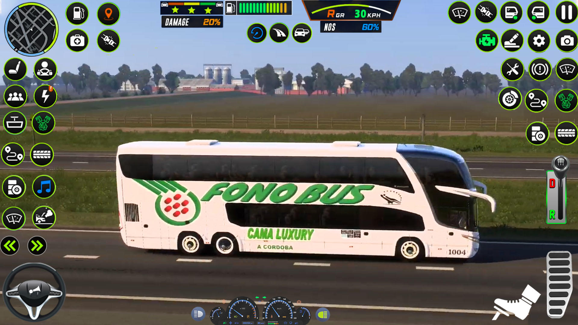 Bus Simulator Games 3D 2024 ภาพหน้าจอเกม