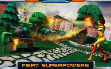 City Heroes 3D: Aliens War Game Screenshot