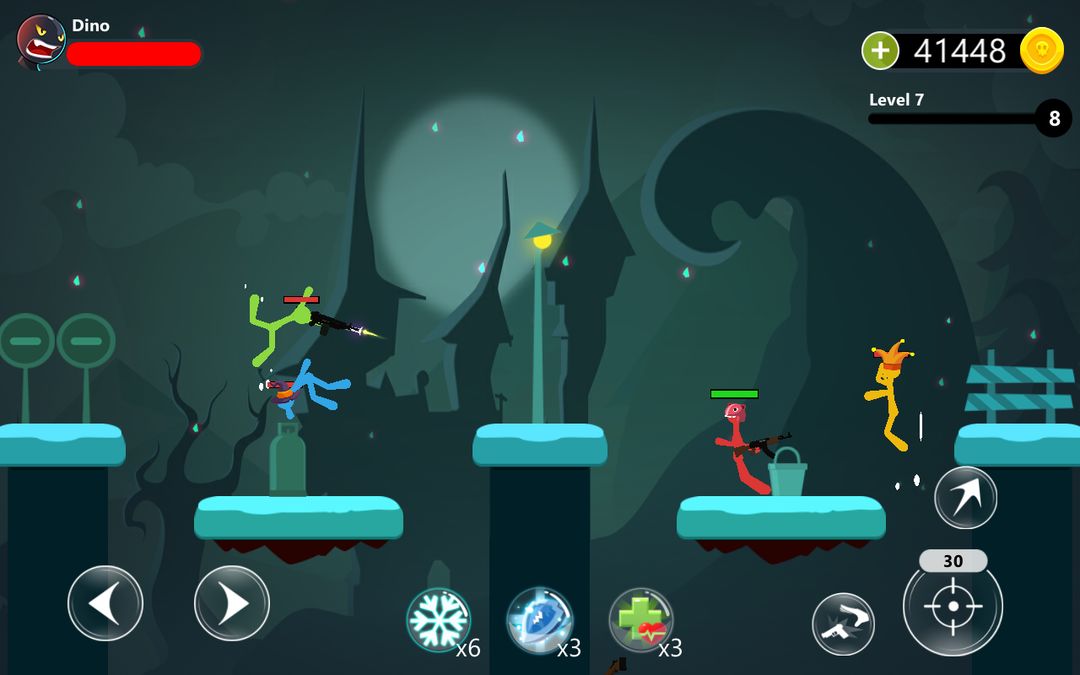 Stickman Fighter Infinity ภาพหน้าจอเกม