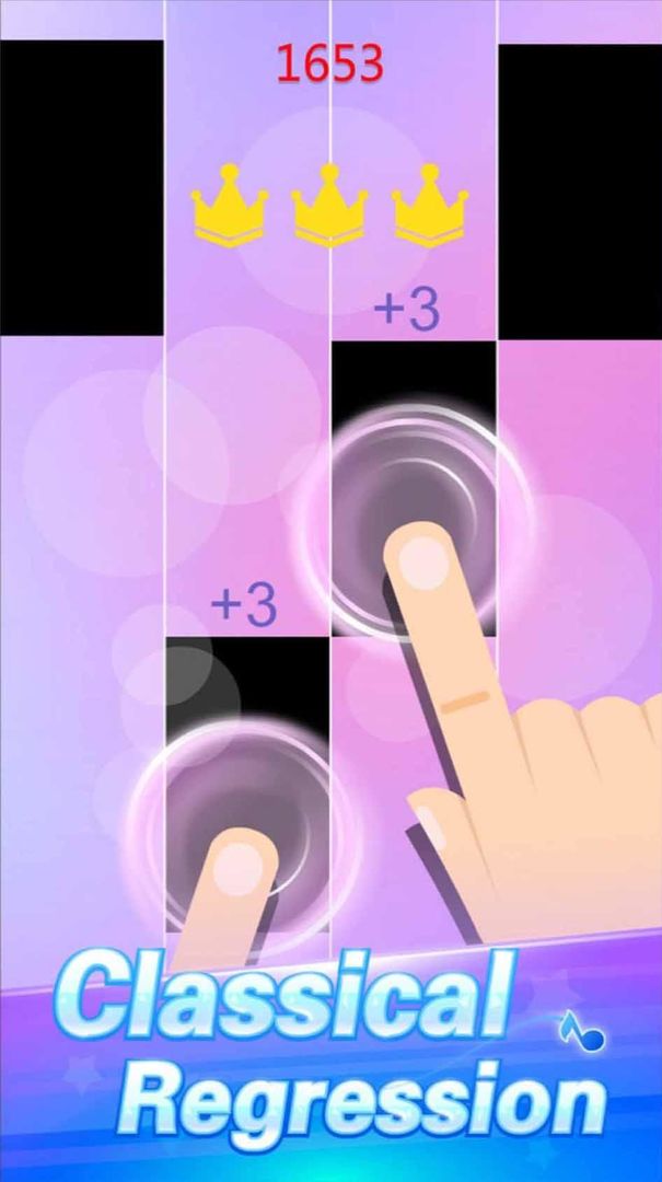 Screenshot of Piano Pink Tiles
