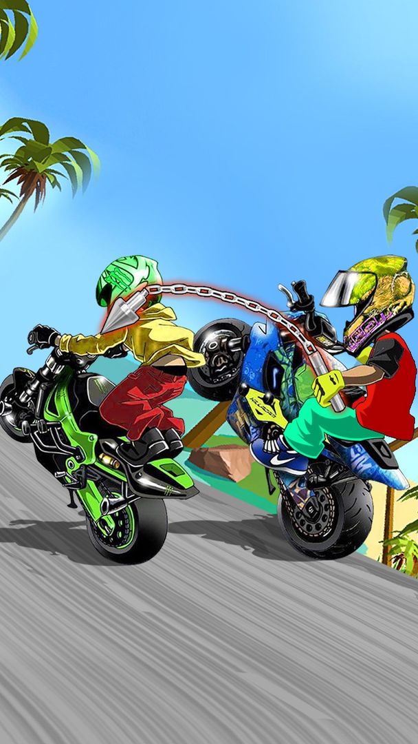Boss Of Bike Racing - Race Motorcycle Bumper.io screenshot game