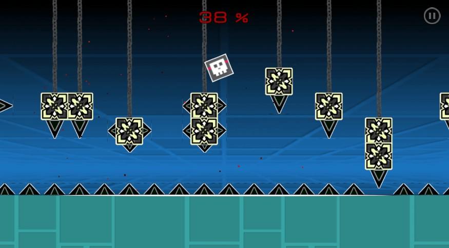 Geometry Level Dash Game Screenshot