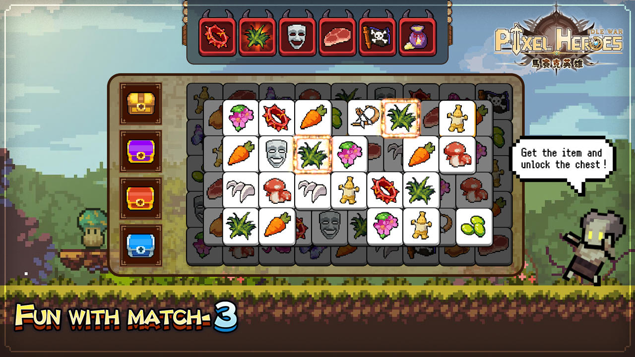 Pixel Heroes:Idle War Game Screenshot