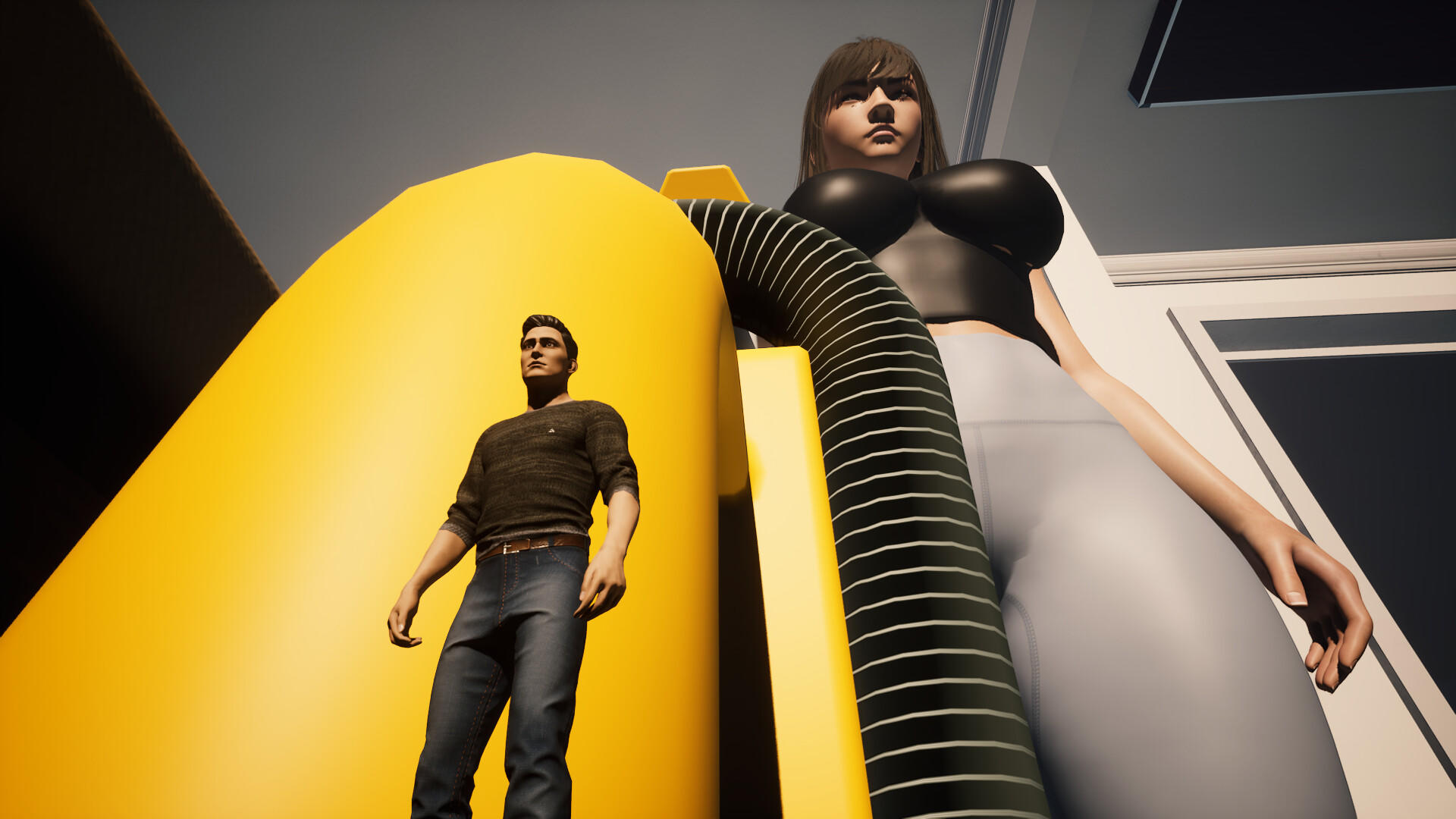 Girl Who Shrunk the Neighbors Game Screenshot
