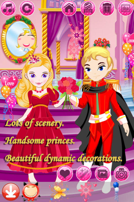 Screenshot of Beauty Princess: Dress up and Make up game for kids