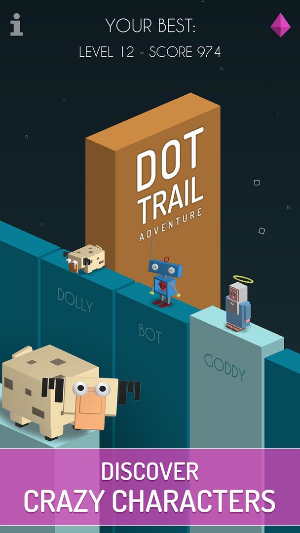 Screenshot of Dot Trail Adventure:Dash on th