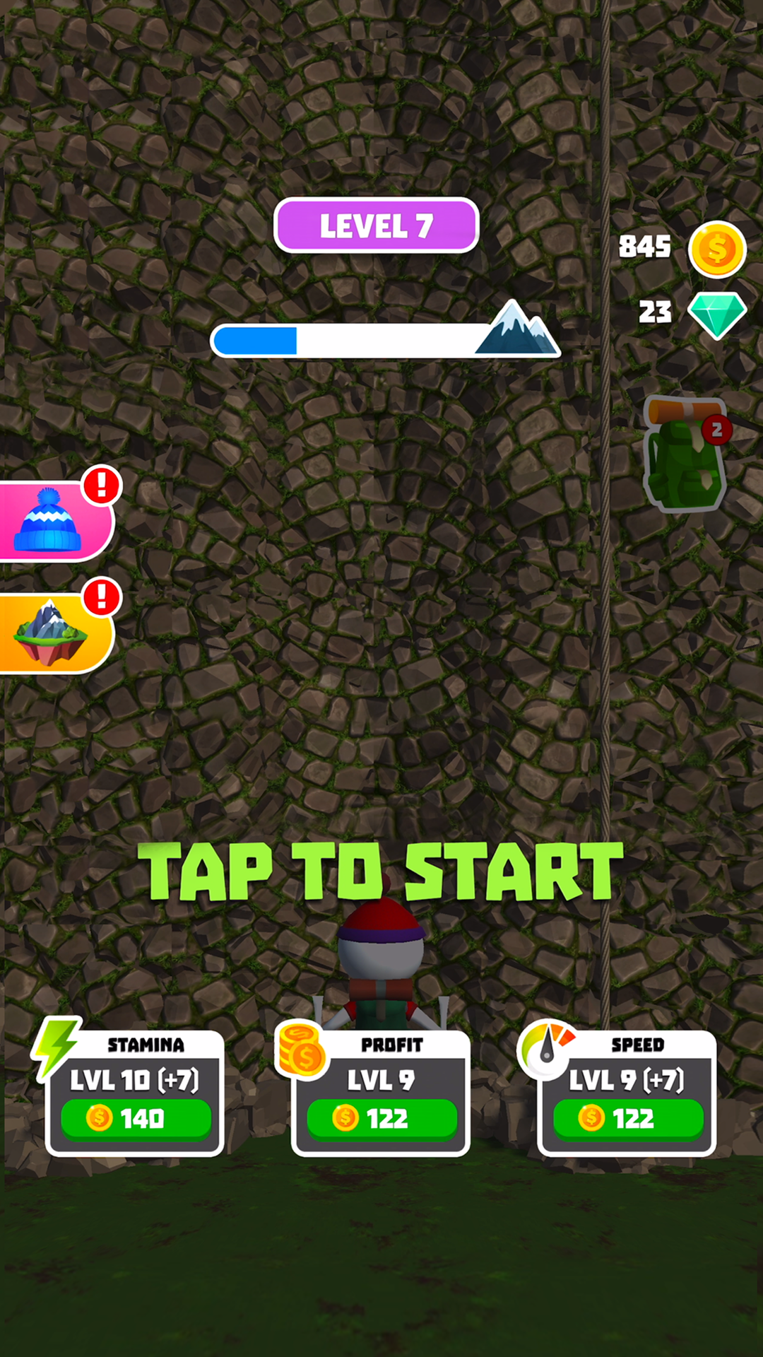 Climb the mountain 게임 스크린샷