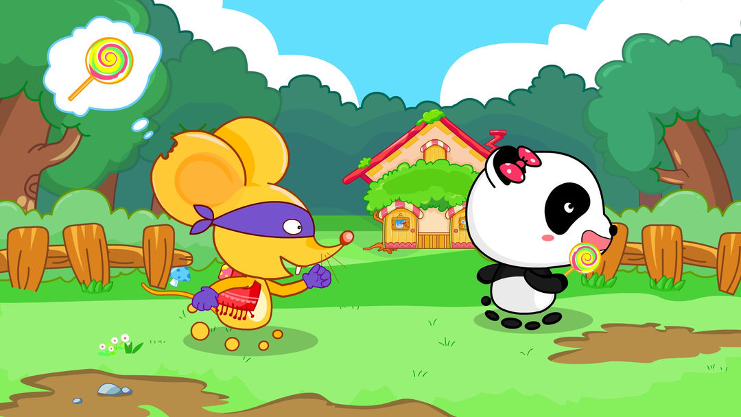 Baby Panda's Color Mixing screenshot game