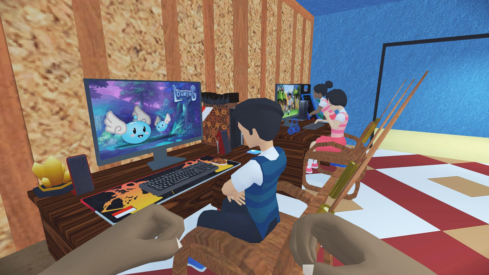 Gaming Cafe Life Game Screenshot