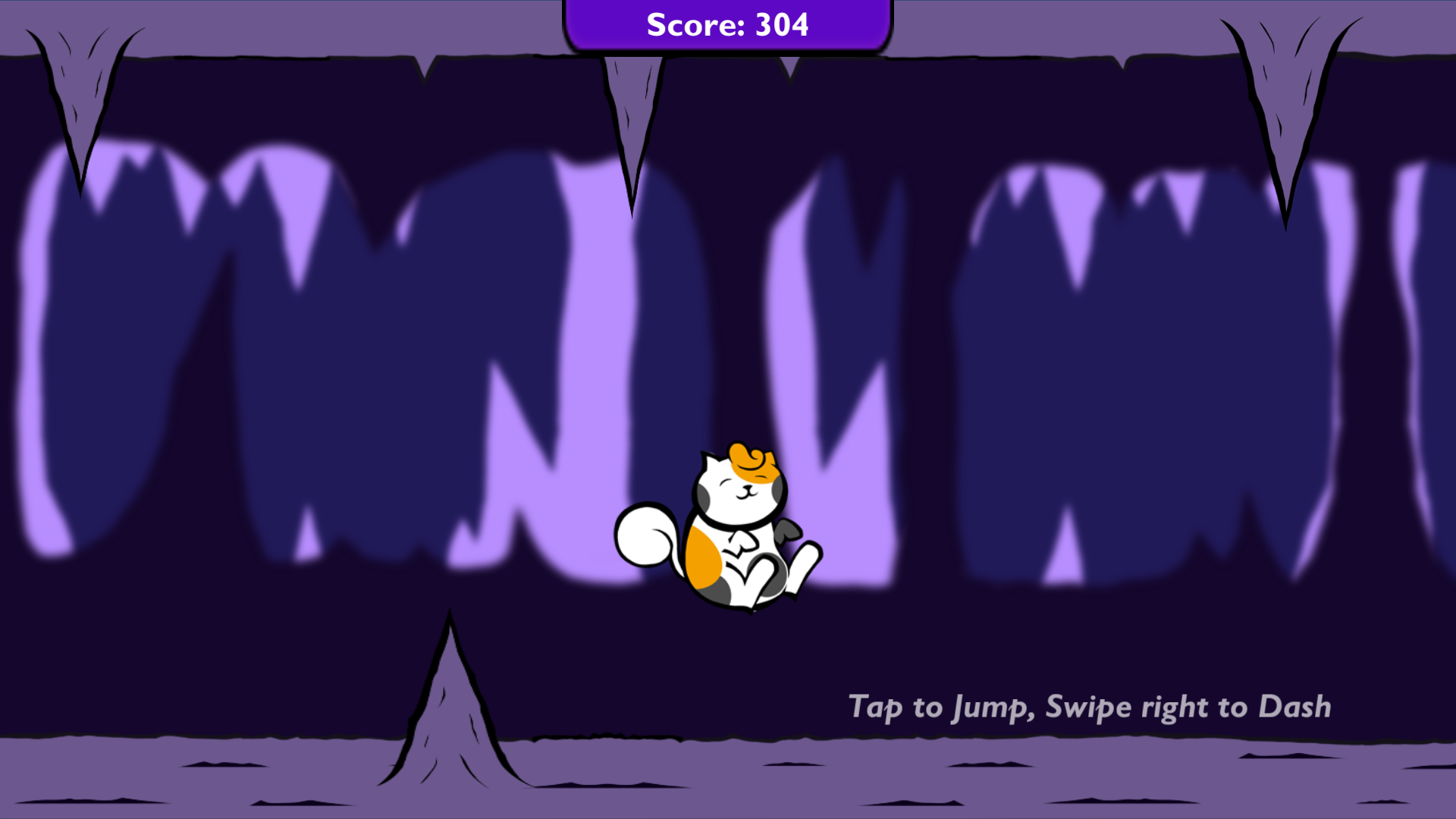 Cat Cave Game Screenshot