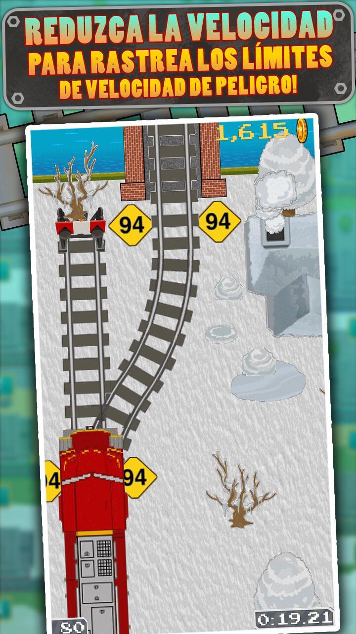 Captura de Pantalla del Juego Loco Run -Juego Arcade de Tren