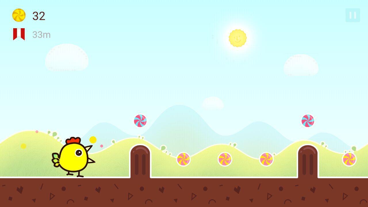 Chicken Run - Happy Chick Jump Game Screenshot