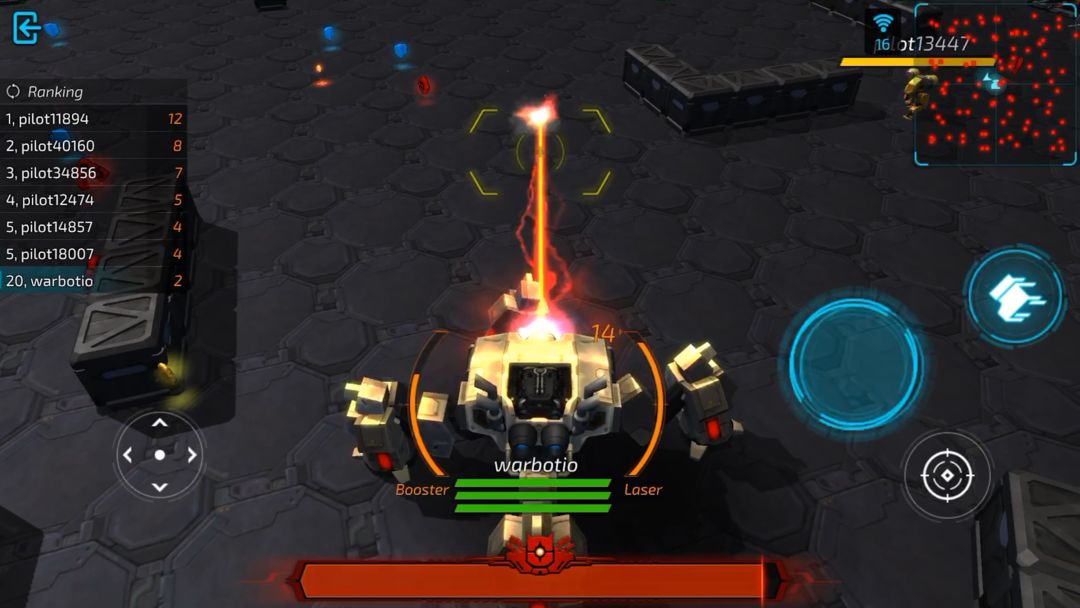 warbot.io screenshot game