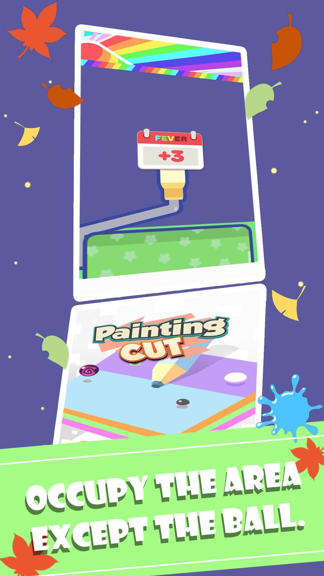 Painting Cut Game Screenshot