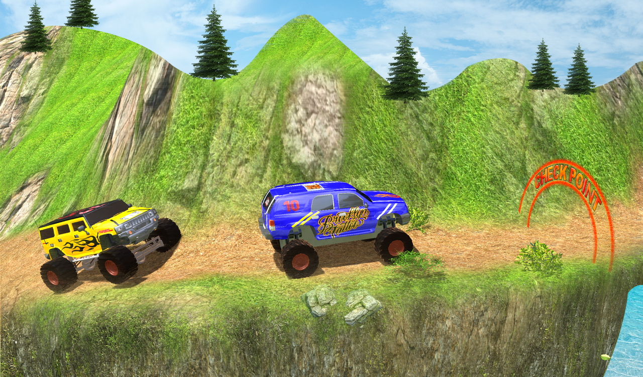 Offroad Grand Monster Truck Hill Drive ゲームのスクリーンショット