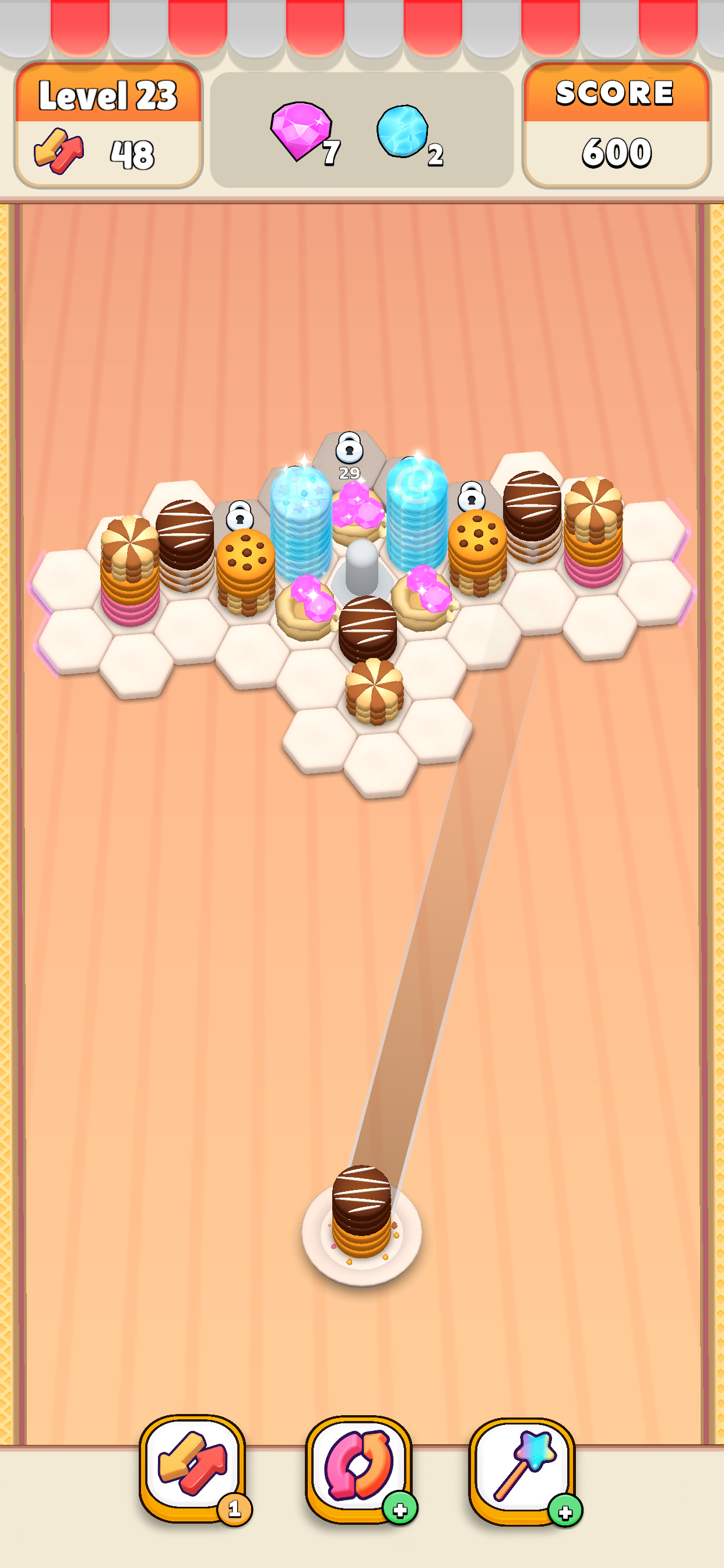 Cookie Sort 3D Game Screenshot