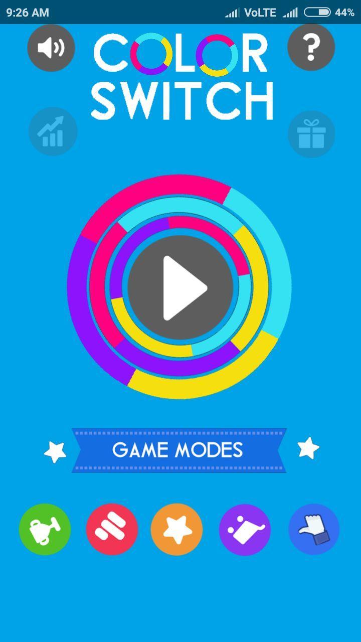 Cuplikan Layar Game Color Switch